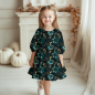 Preview: Cute Boho-Unicorns Magical petrol Flowers